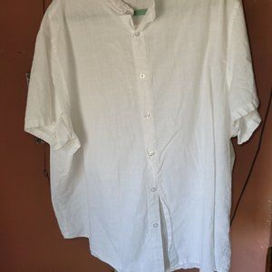 Shirt, Button Front White Light shirt